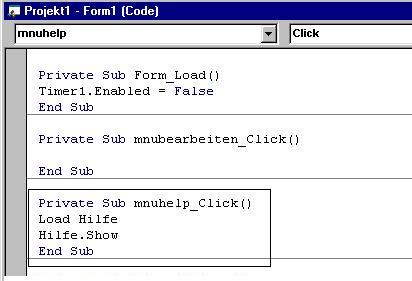 mnu Hilfe